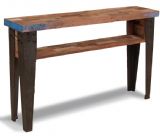 Brooklyn Industrial Console Table with Shelf